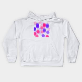 Colorful watercolor abstract circle art Kids Hoodie